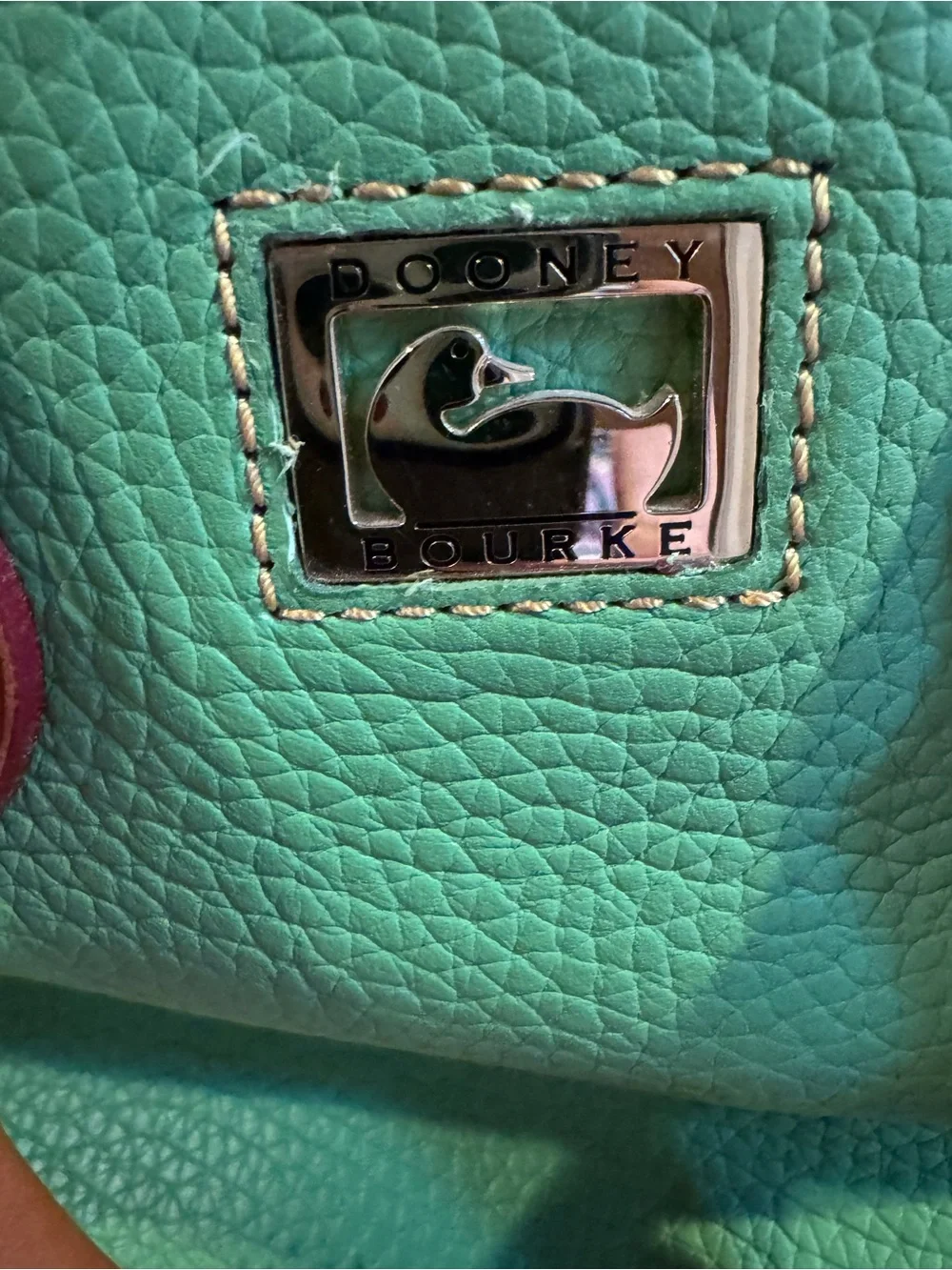 Dooney & Bourke Pebble Leather Satchel